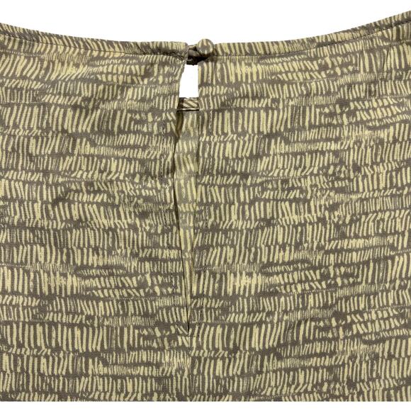 Prologue Sleeveless Boat Neck Drop Waist Bias Skirt Midi Dress Keyhole Small - Picture 4 of 12